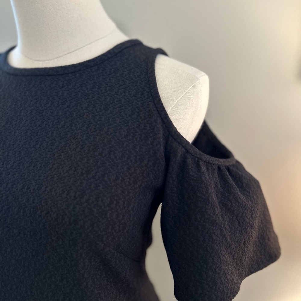 Ann Taylor Loft A-Line Black Dress